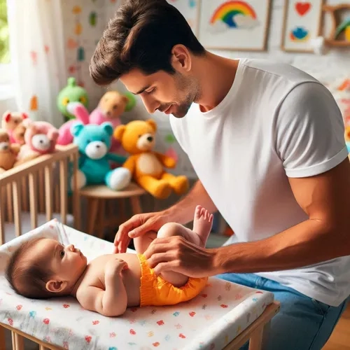 علت رنگ نارنجی یا قرمز پوشک نوزادان