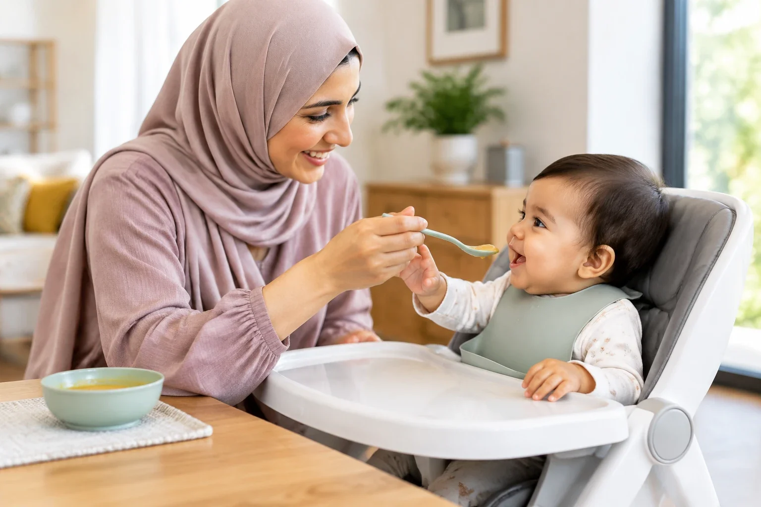 تغذیه کودک شیرخوار از ۷ تا ۱۲ ماهگی؛ غذای کمکی و برنامه غذایی