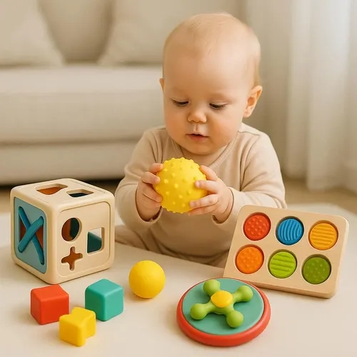 بازی‌های آموزشی برای نوزادان؛ چگونه حواسشان را تحریک کنیم؟