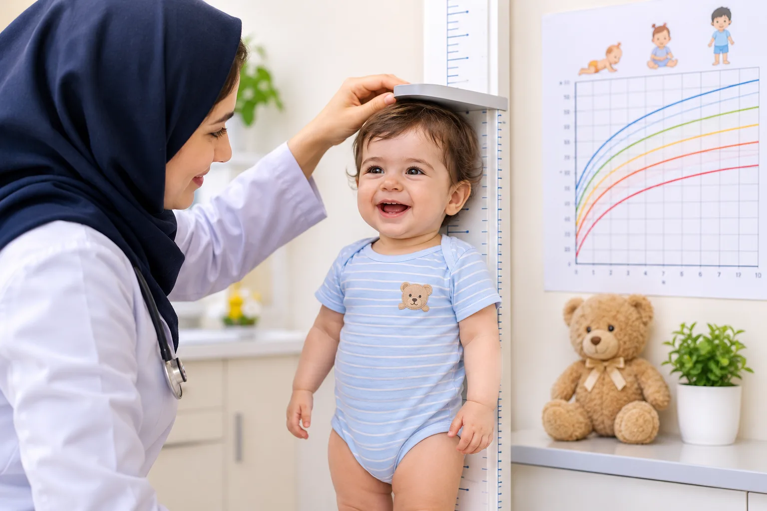 منحنی رشد کودک؛ نمودار رشد را چطور بخوانیم؟ (صدک وزن، قد و دور سر) در گهوارک