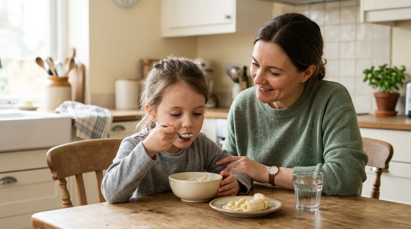 نحوه غذا دادن به کودک بیمار؛ چه بخورد و چگونه از کم‌آبی جلوگیری کنیم؟